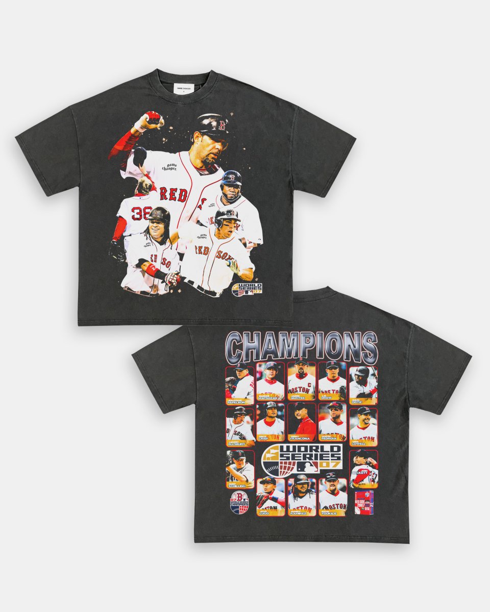2007 WORLD SERIES CHAMPS - RED SOX TEE - [DS]