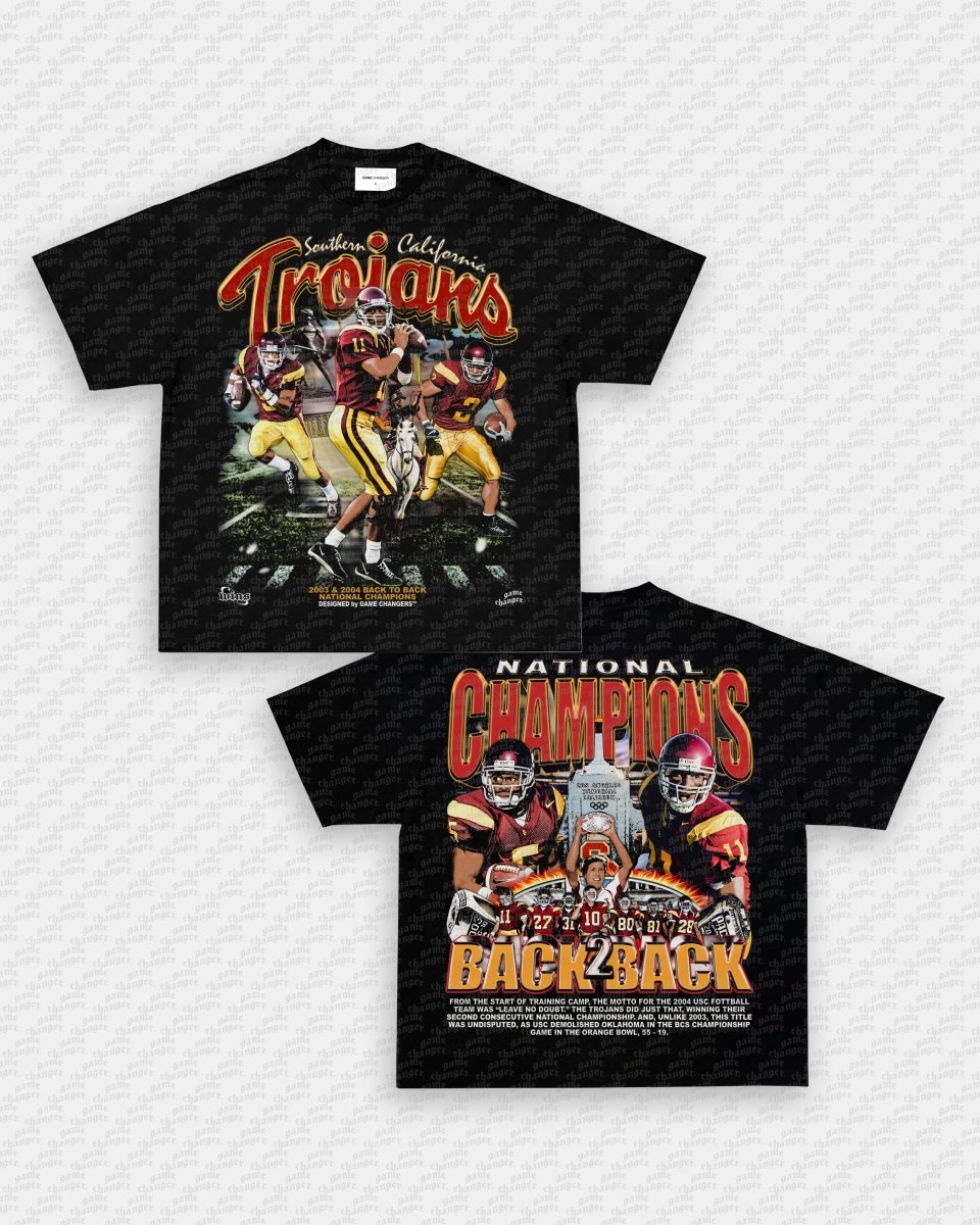 2003 2004 NATIONAL CHAMPS - USC TEE - [DS]