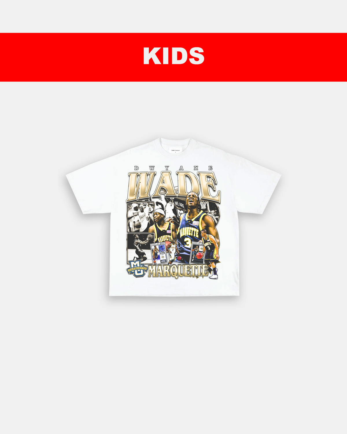 DWYANE WADE - MARQUETTE - KIDS TEE