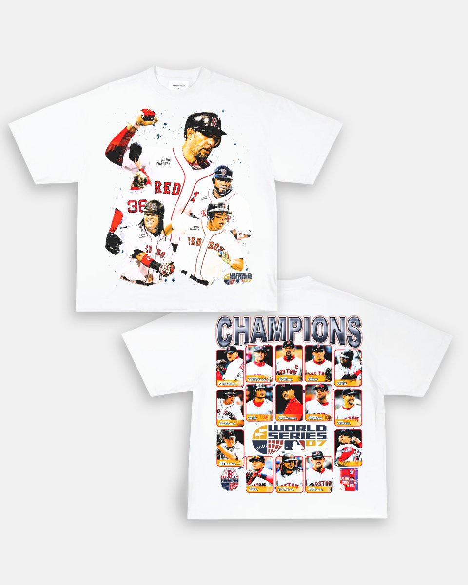 2007 WORLD SERIES CHAMPS - RED SOX TEE - [DS]