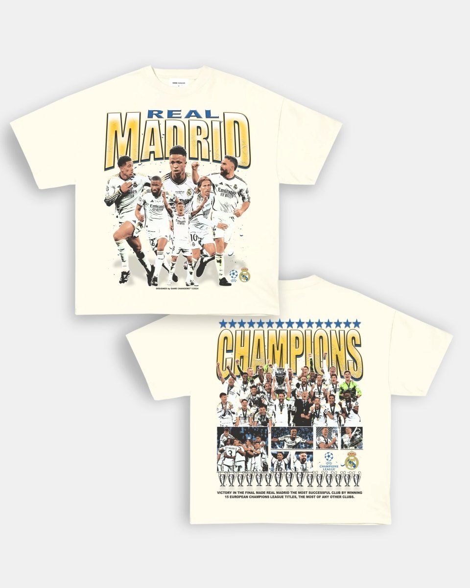 2024 UCL CHAMPS - REAL MADRID TEE - [DS]
