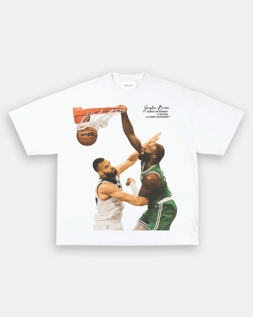 JAYLEN BROWN ON GOBERT TEE