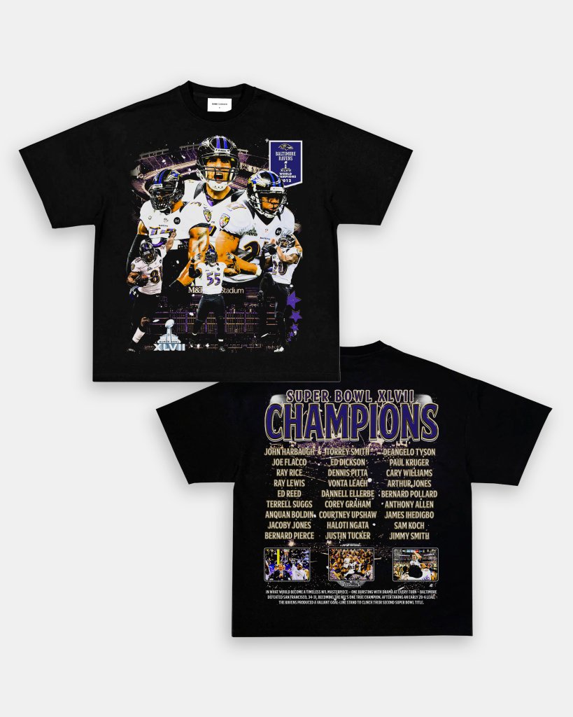 SUPER BOWL XLVII CHAMPS - RAVENS TEE - [DS]