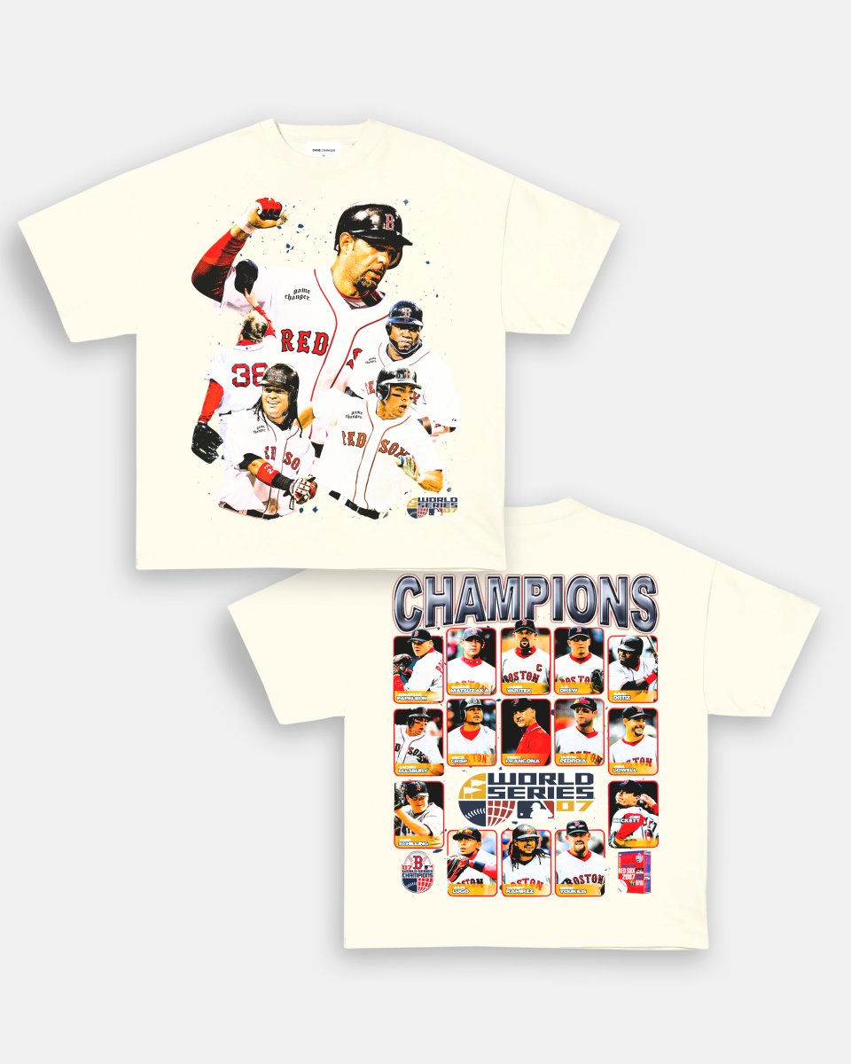 2007 WORLD SERIES CHAMPS - RED SOX TEE - [DS]
