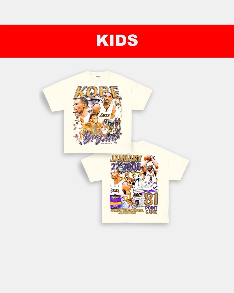 KOBE - 81-POINT GAME DS - KIDS TEE - [DS]