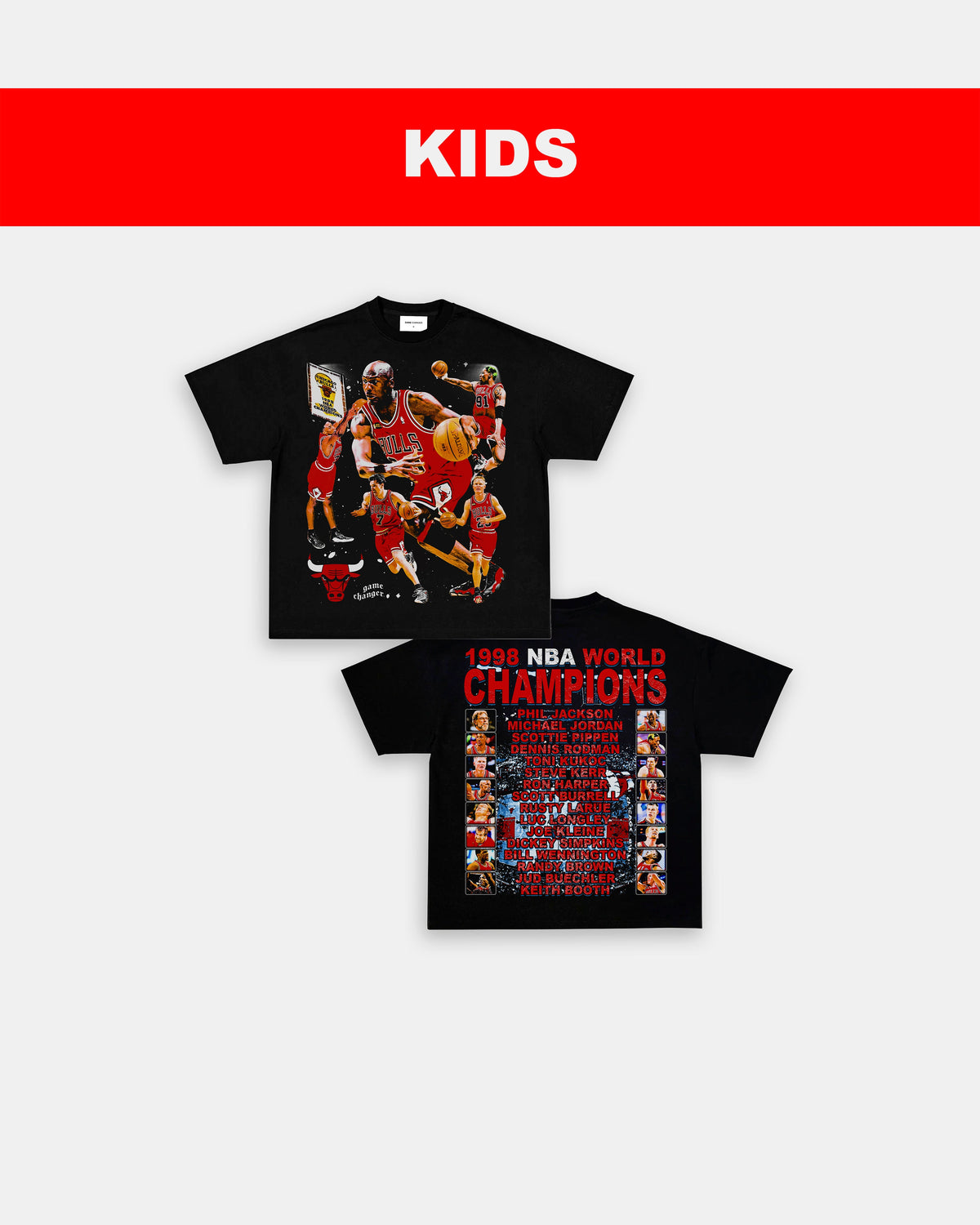 1998 NBA CHAMPS - KIDS TEE - [DS]