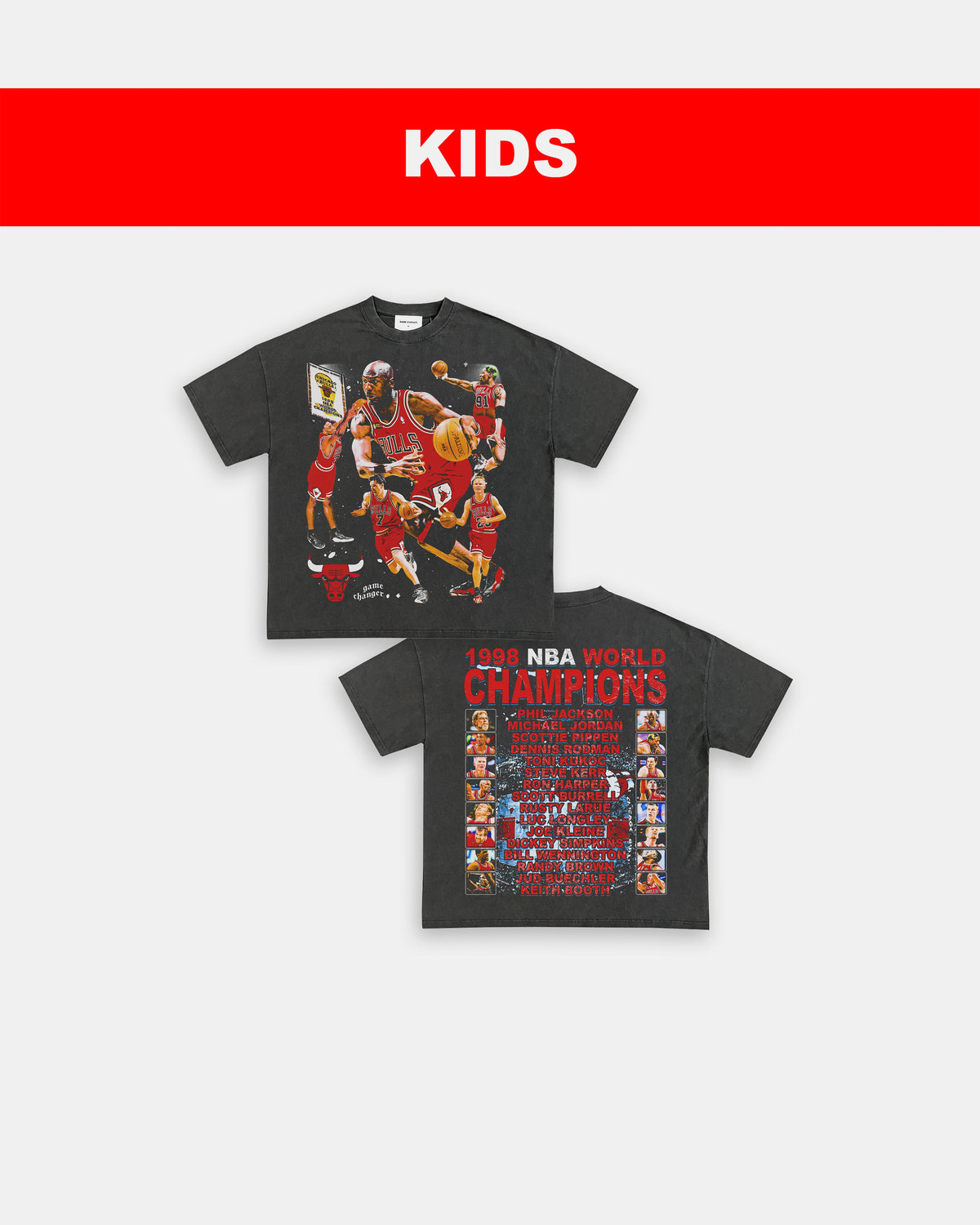 1998 NBA CHAMPS - KIDS TEE - [DS]