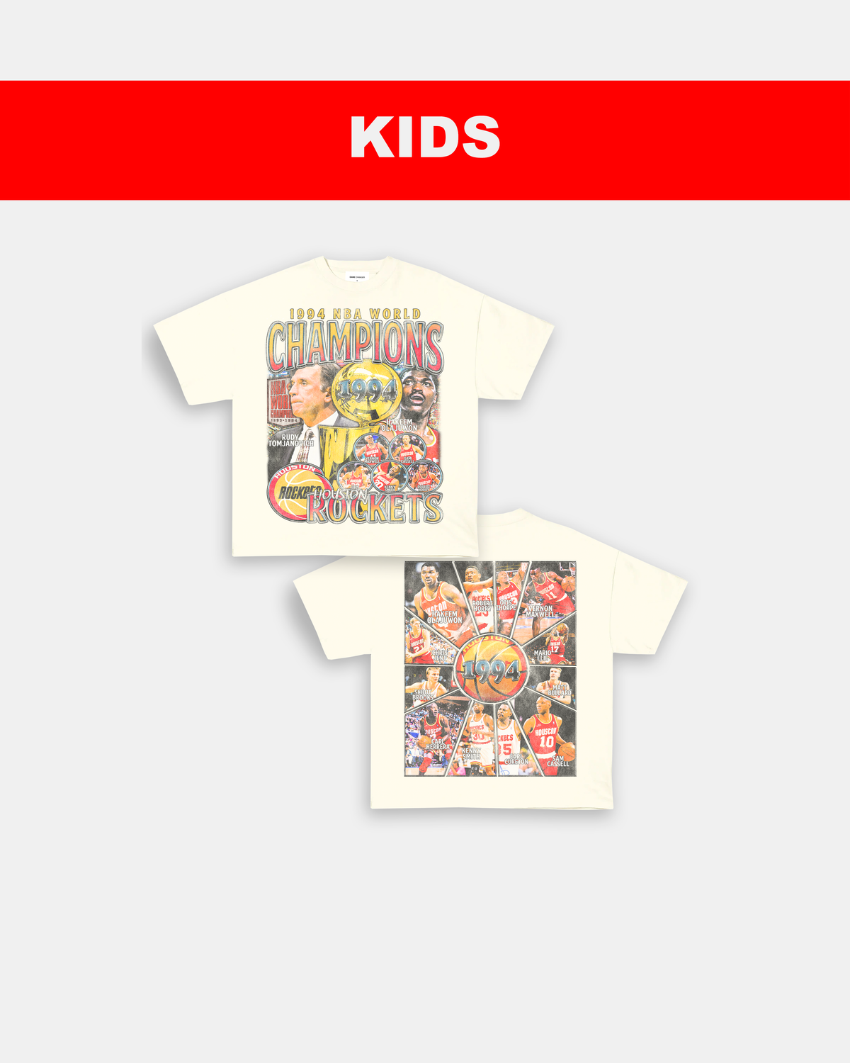 1994 NBA CHAMPIONS - KIDS TEE - [DS]