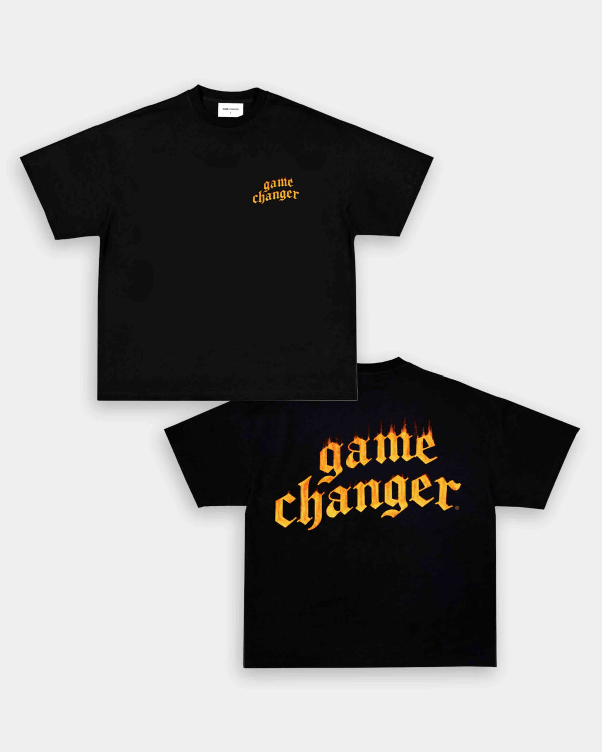 FIRE SCRIPT LOGO TEE - [DS]