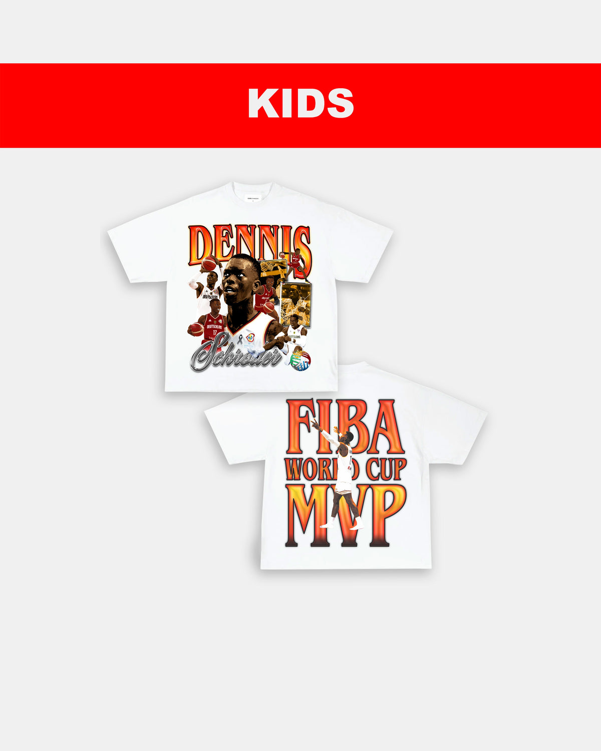 DENNIS SCHRODER - GERMANY - KIDS TEE - [DS]