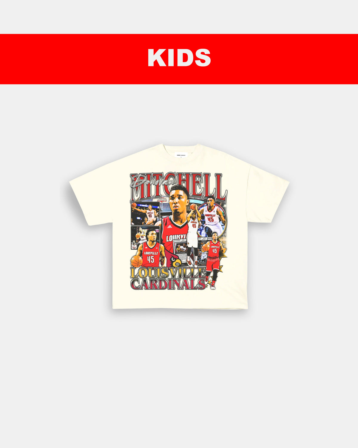 DONOVAN MITCHELL - LOUISVILLE - KIDS TEE