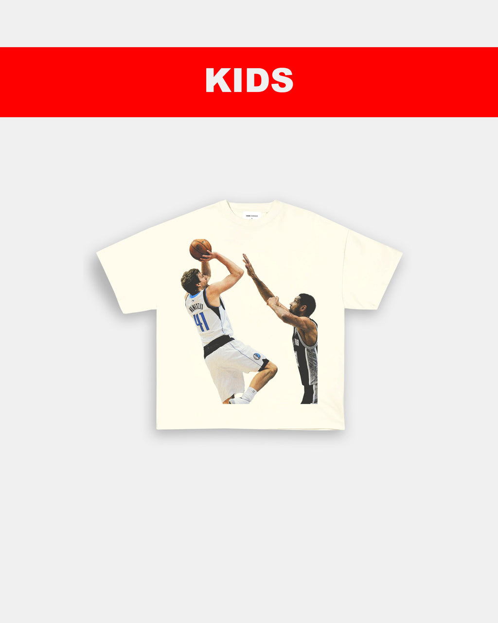DIRK FADEAWAY - KIDS TEE