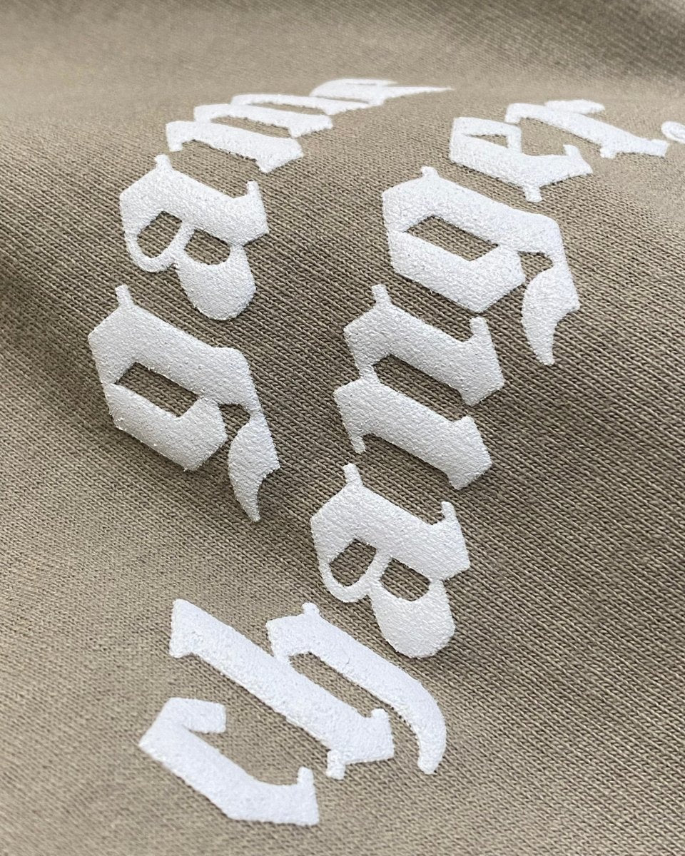 SCRIPT LOGO VINTAGE WASHED TEE - (PUFFED PRINT)