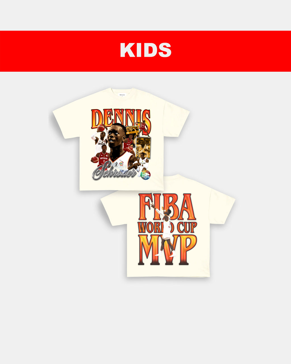 DENNIS SCHRODER - GERMANY - KIDS TEE - [DS]