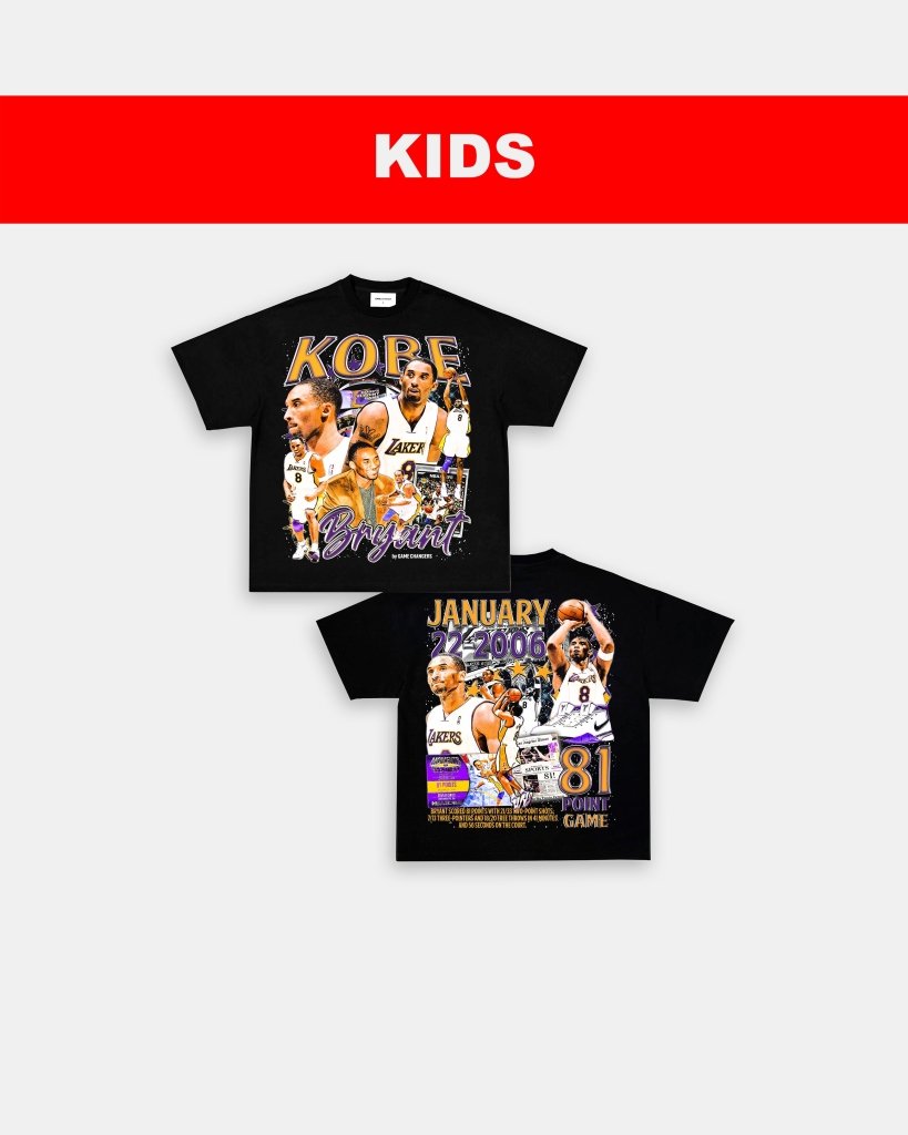 KOBE - 81-POINT GAME DS - KIDS TEE - [DS]