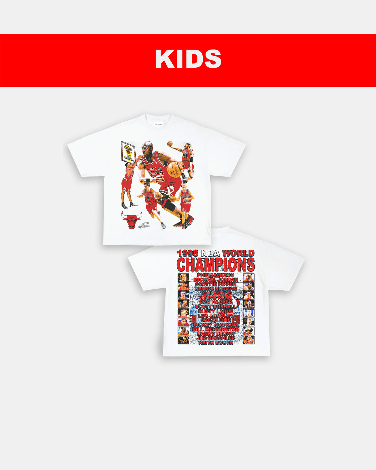 1998 NBA CHAMPS - KIDS TEE - [DS]