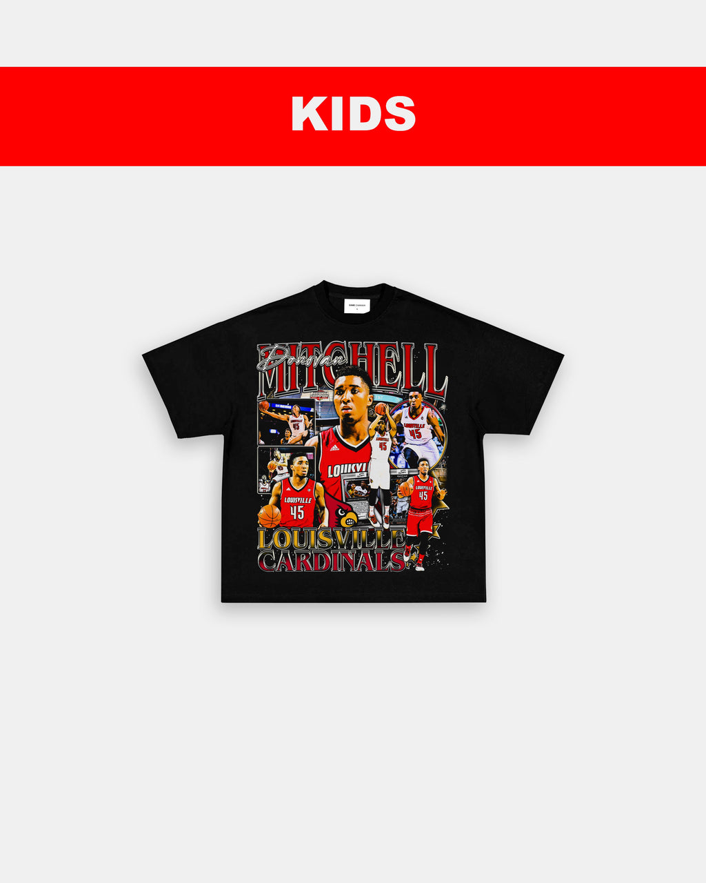 DONOVAN MITCHELL - LOUISVILLE - KIDS TEE
