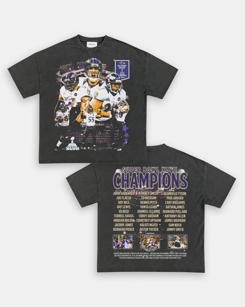 SUPER BOWL XLVII CHAMPS - RAVENS TEE - [DS]