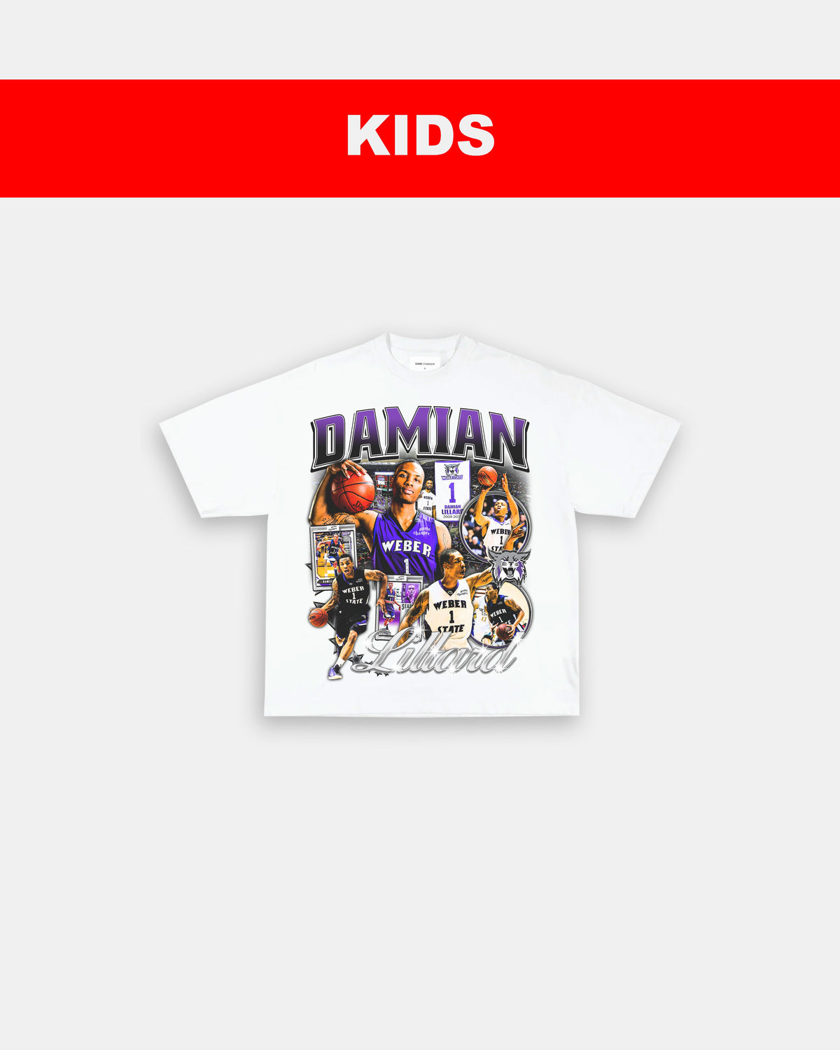 DAMIAN LILLARD - WEBER ST - KIDS TEE