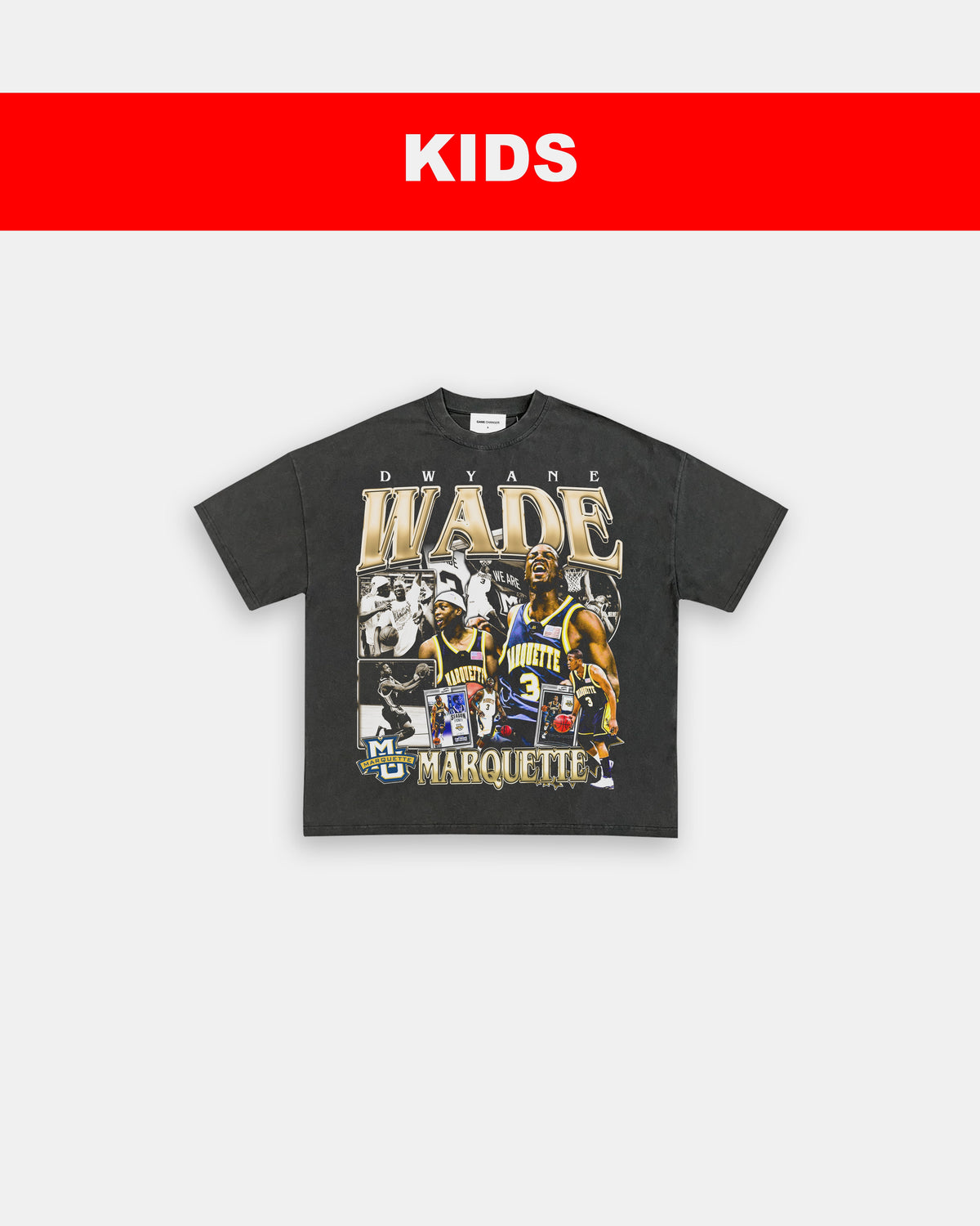 DWYANE WADE - MARQUETTE - KIDS TEE