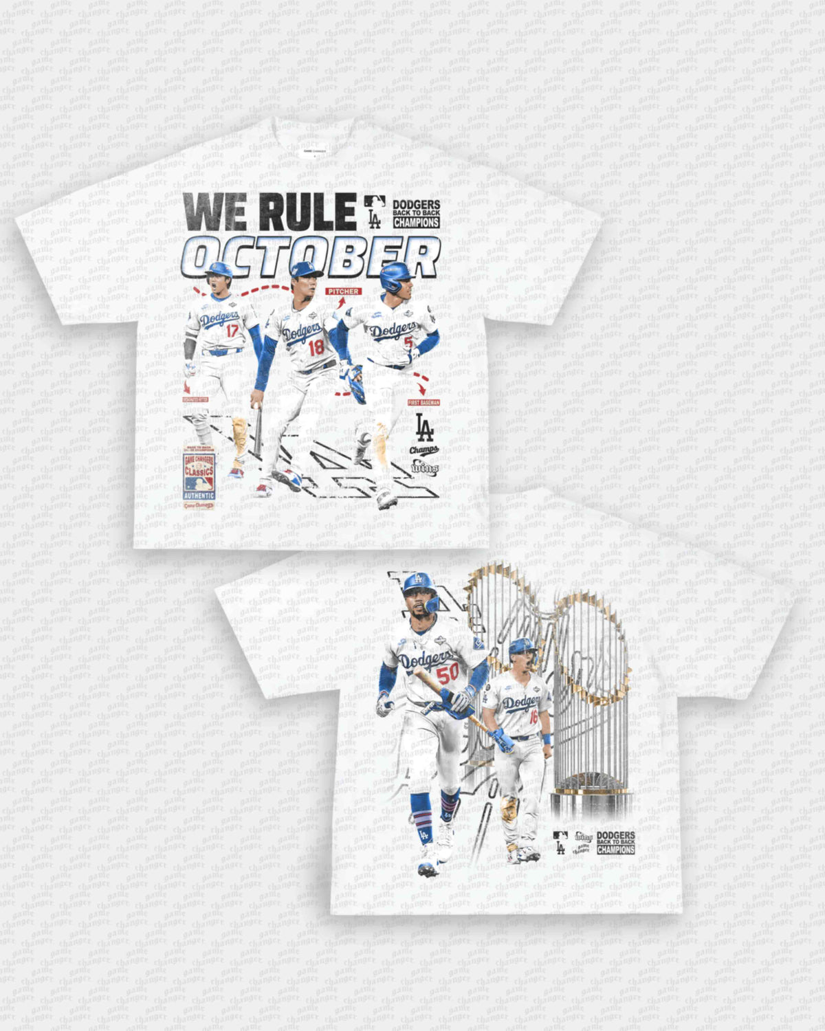 WE RULE OCTOBER TEE - [DS] (VINTAGE PRINT)