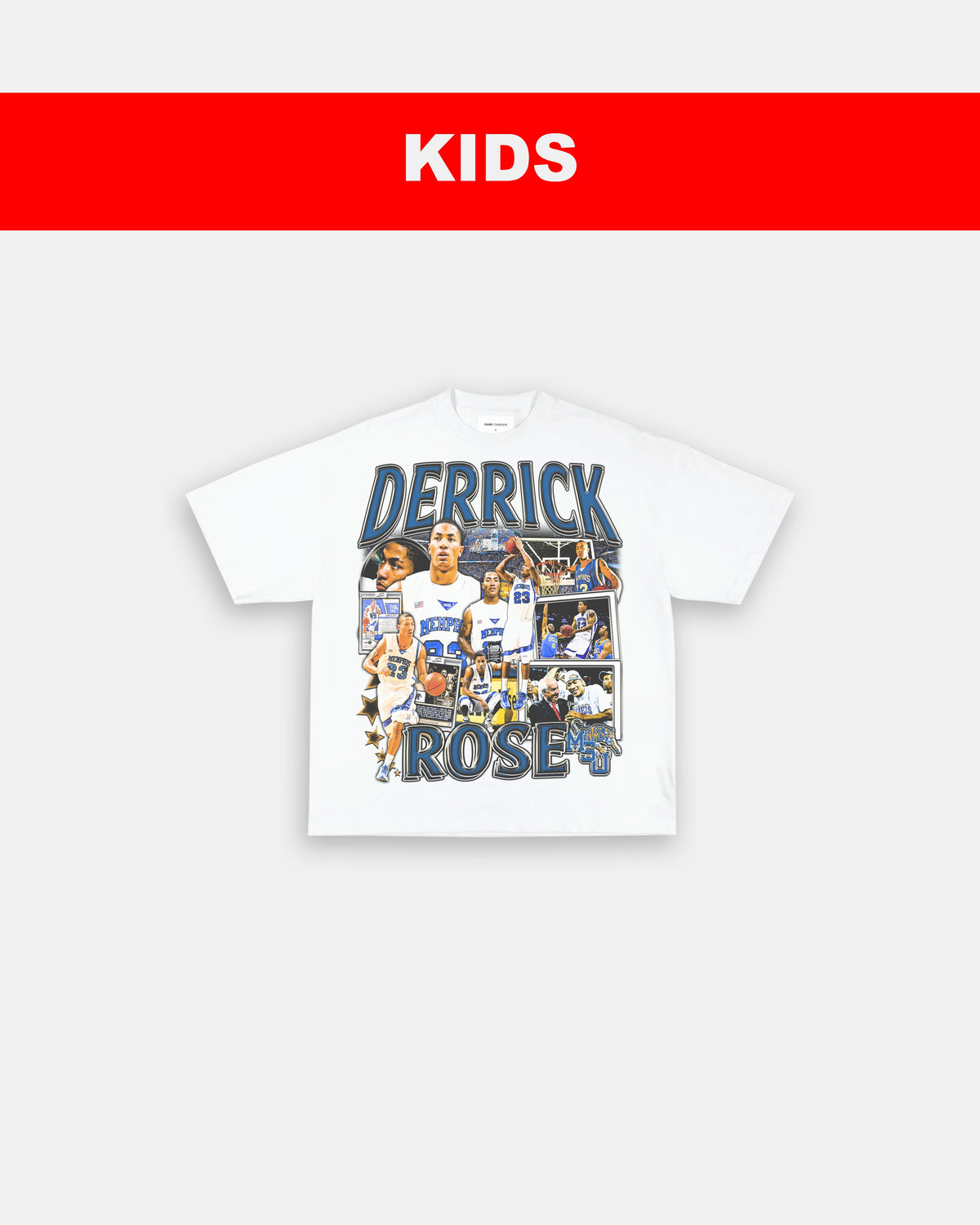 DERRICK ROSE - MEMPHIS - KIDS TEE