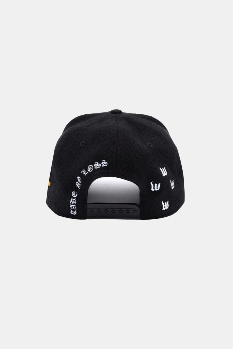 3D "A" BLOCK - ALLWINS HAT (BLACK/YELLOW)