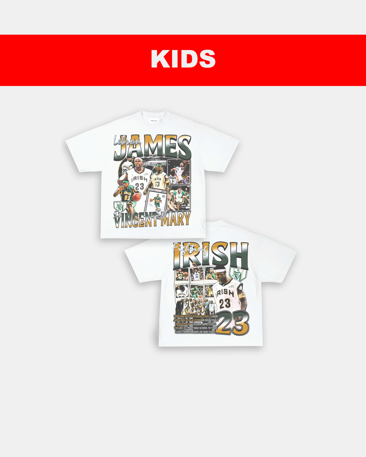 SVSM LEBRON JAMES - KIDS TEE - [DS]