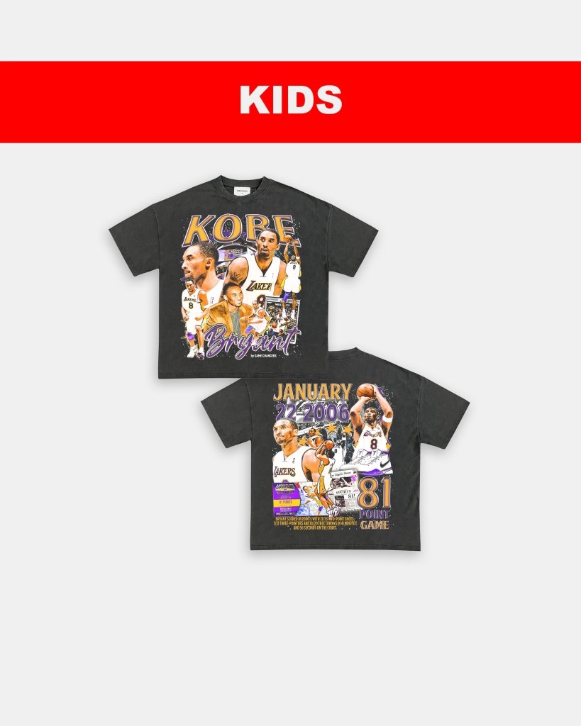 KOBE - 81-POINT GAME DS - KIDS TEE - [DS]