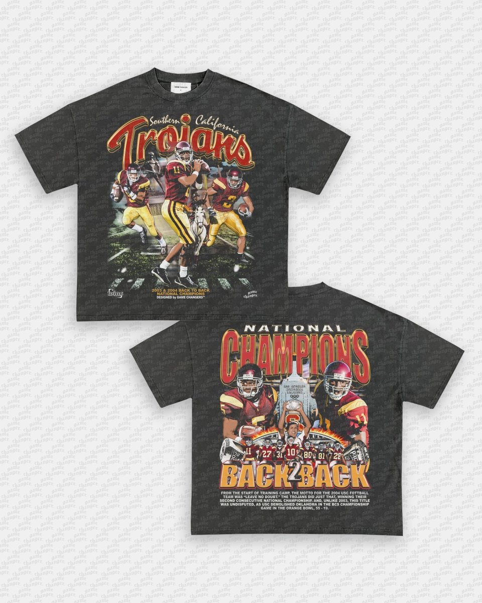 2003 2004 NATIONAL CHAMPS - USC TEE - [DS]