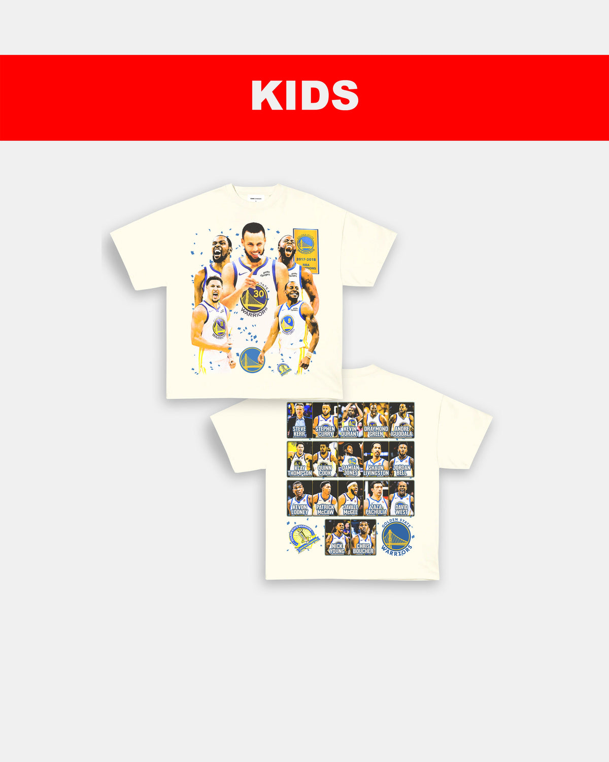 2018 NBA CHAMPS - KIDS TEE - [DS]