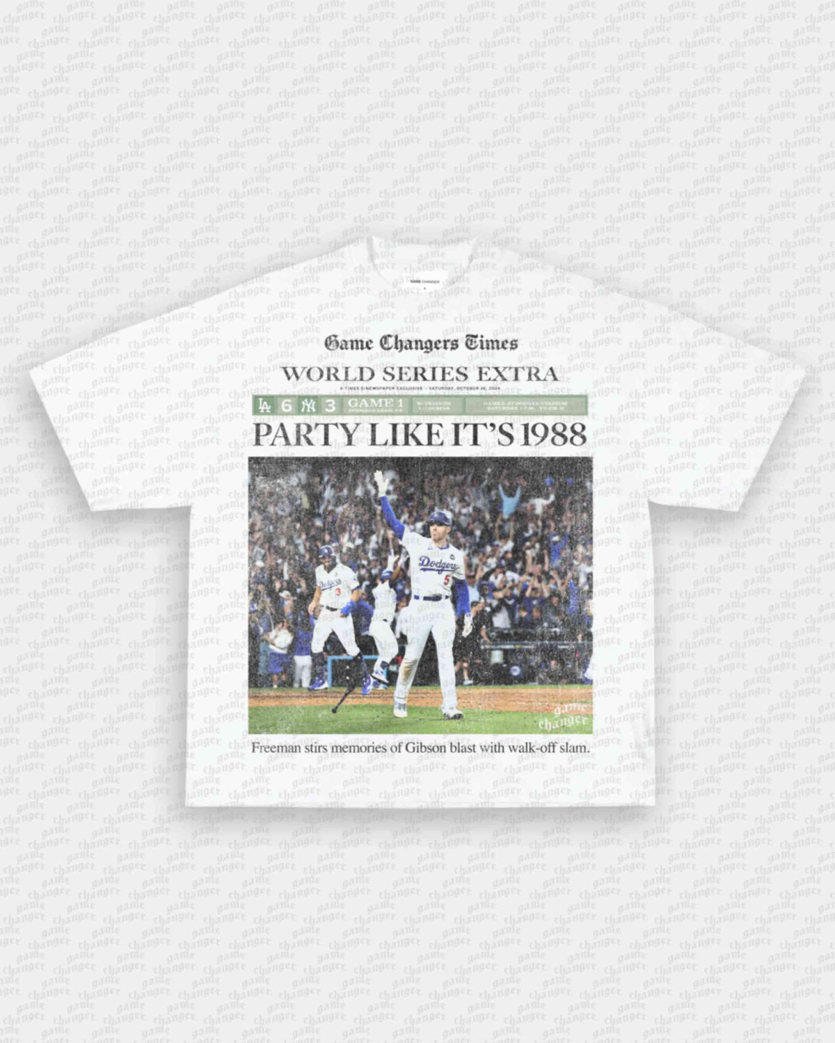 NEWSPAPER FREDDIE TEE