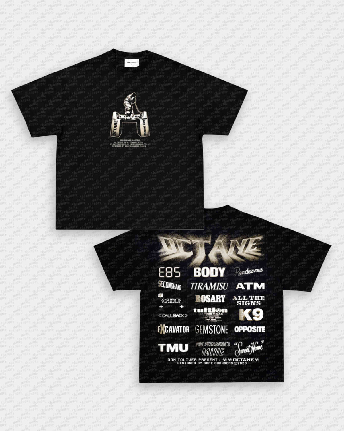 OCTANE TRACKLIST TEE - [DS]