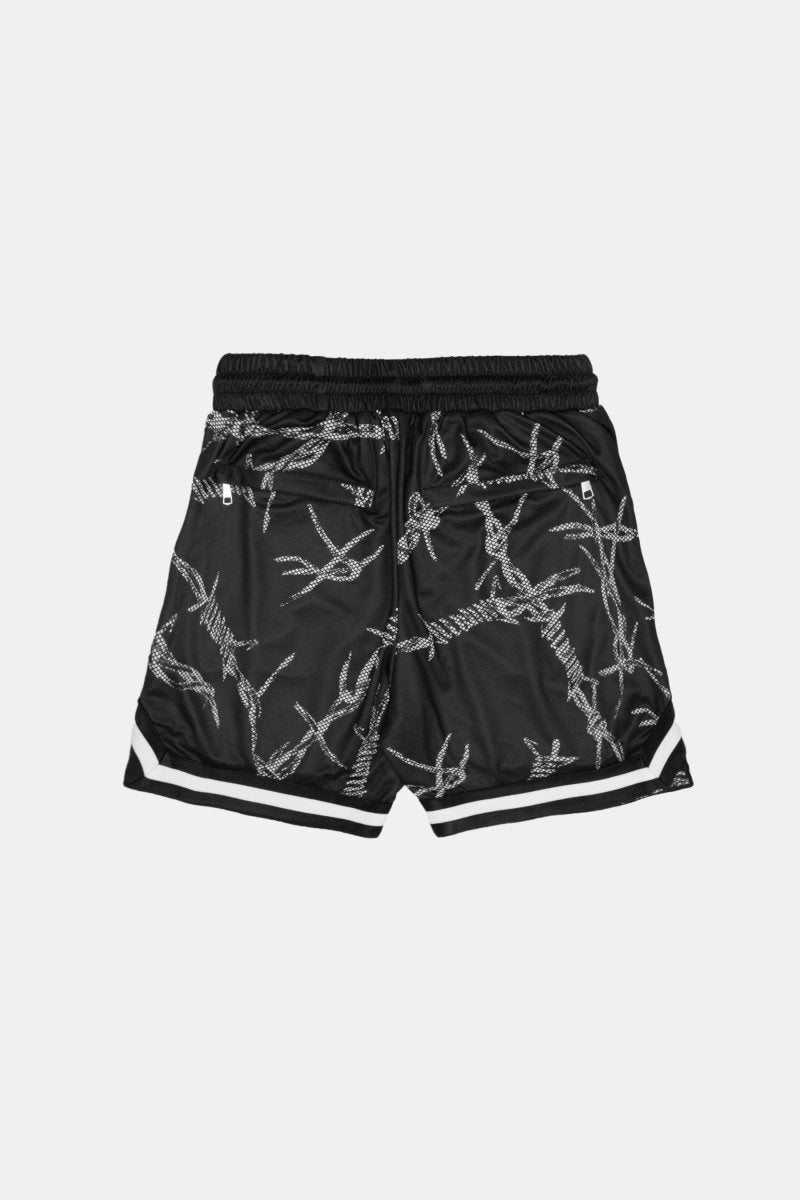 BARBED WIRE SHORTS (BLACK)