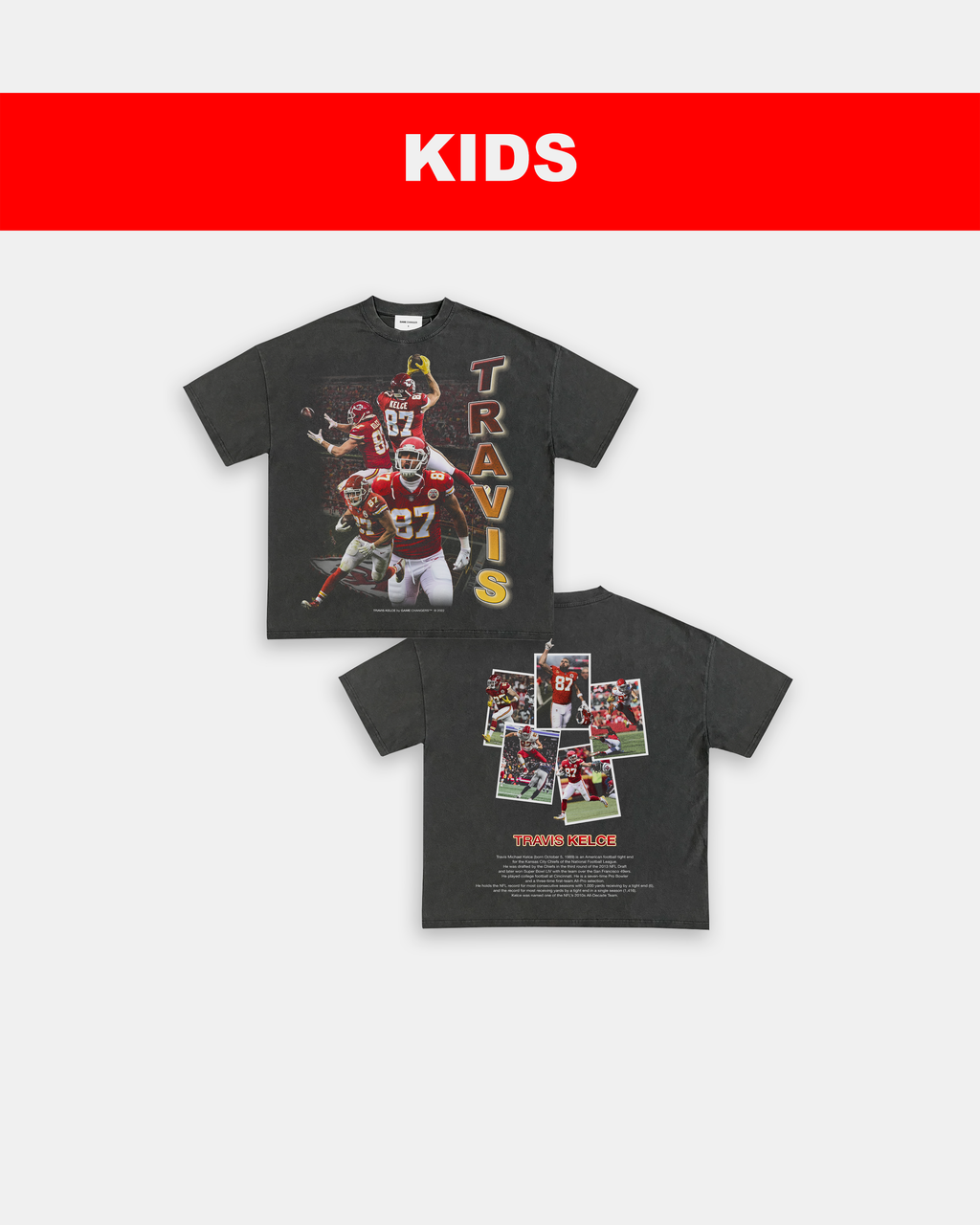 TRAVIS KELCE - KIDS TEE - [DS]