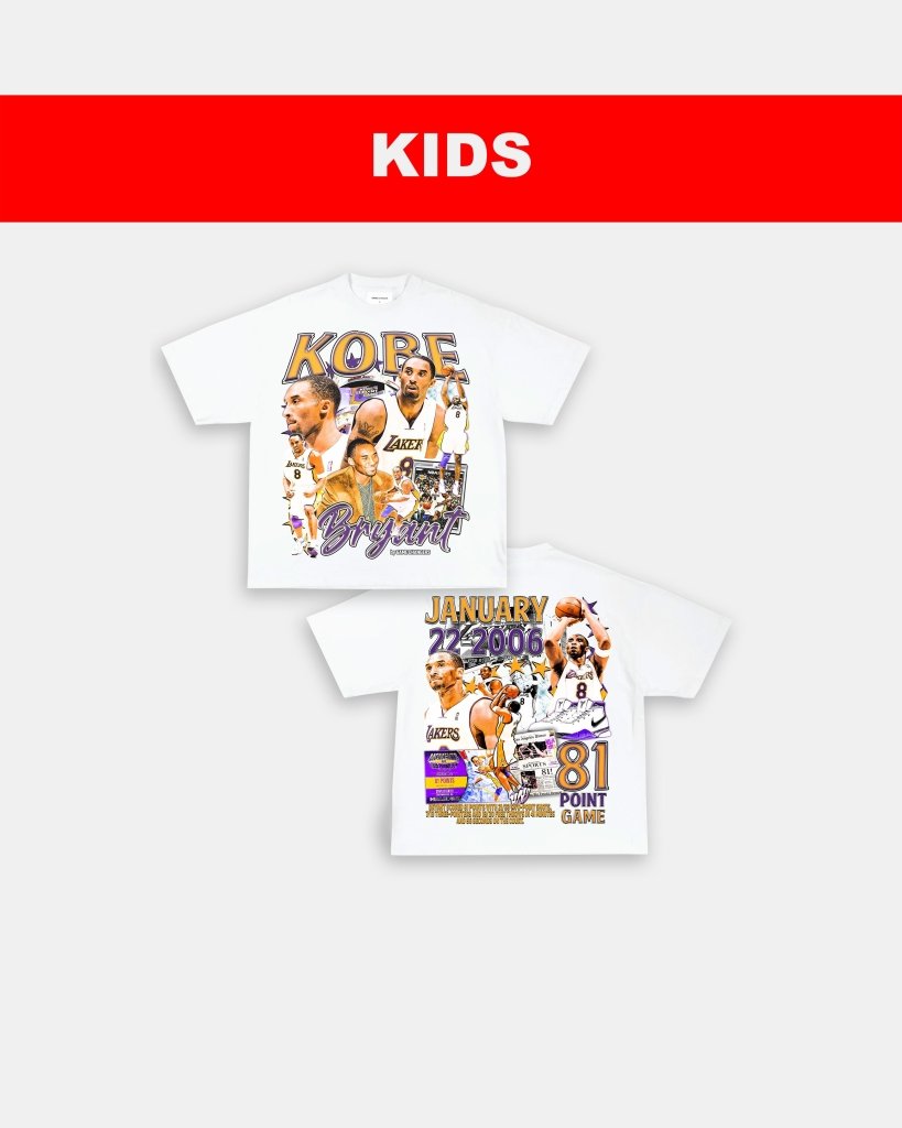 KOBE - 81-POINT GAME DS - KIDS TEE - [DS]