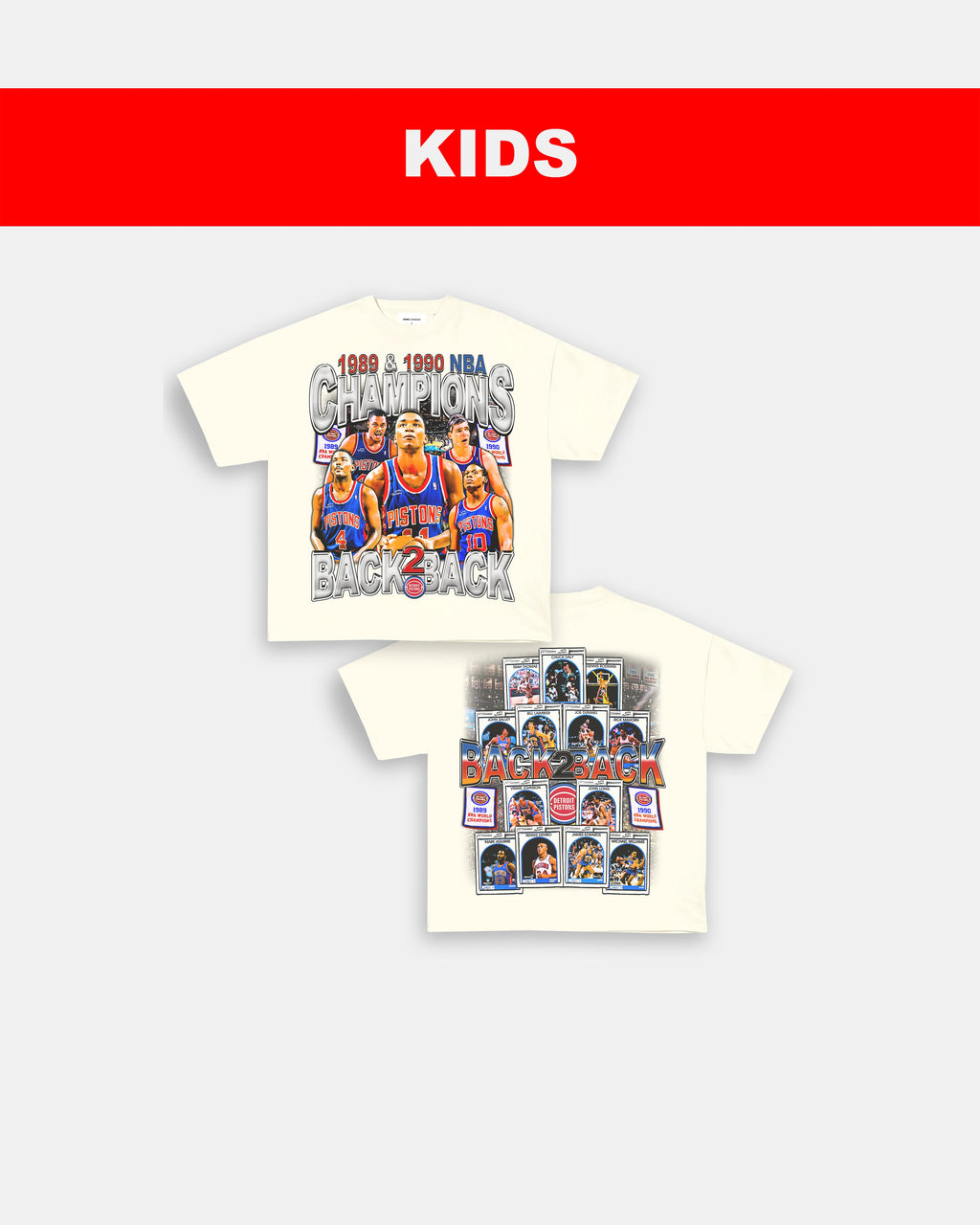 89 & 90 NBA CHAMPS - KIDS TEE - [DS]