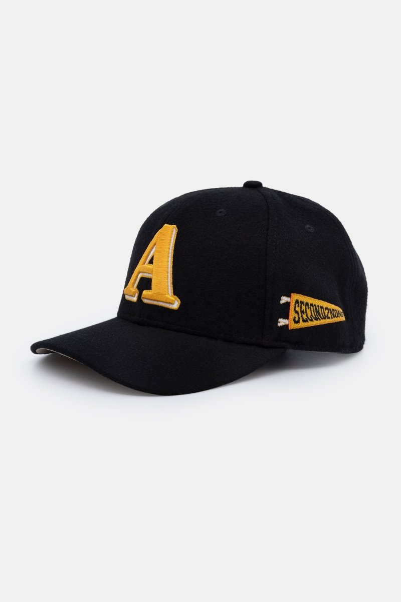 3D "A" BLOCK - ALLWINS HAT (BLACK/YELLOW)