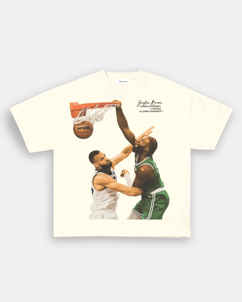 JAYLEN BROWN ON GOBERT TEE